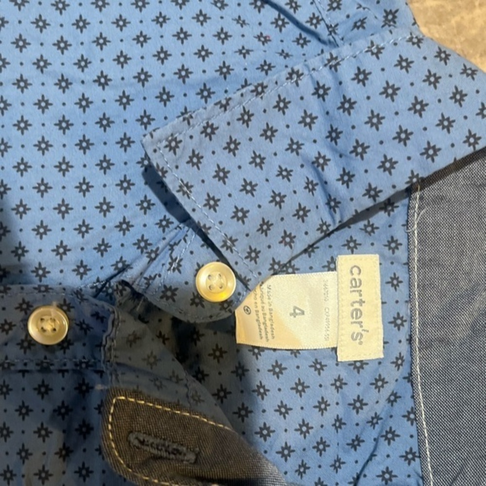 Boys long sleeve button down